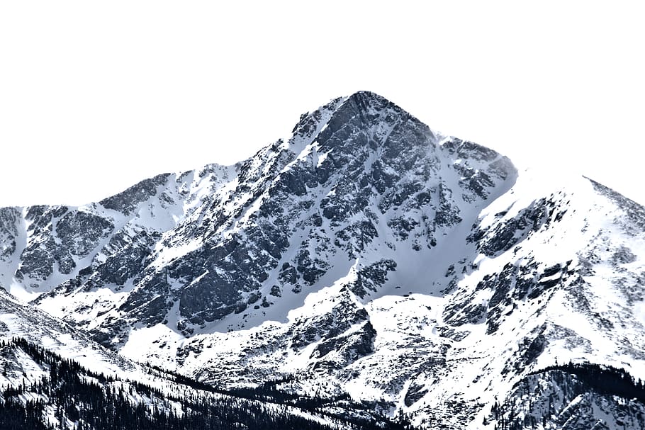 icy mountain scnery, outdoors, nature, mountain range, ice, holy cross HD wallpaper