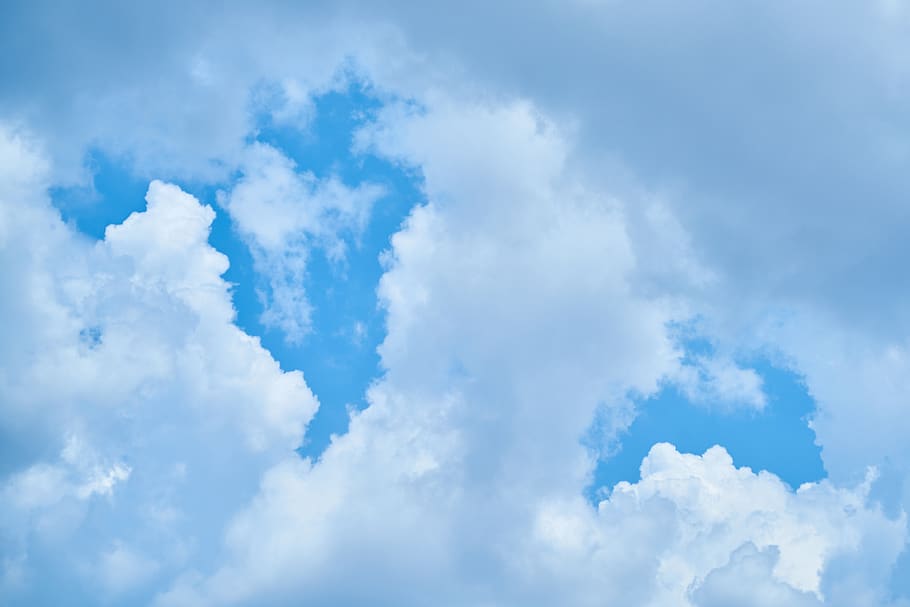 blue, cloud, white, cloud - sky, beauty in nature, scenics - nature HD wallpaper