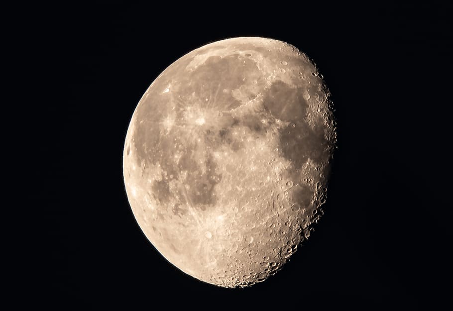 moon, slimming, illuminated, ache, dark, night, sky, silhouette HD wallpaper