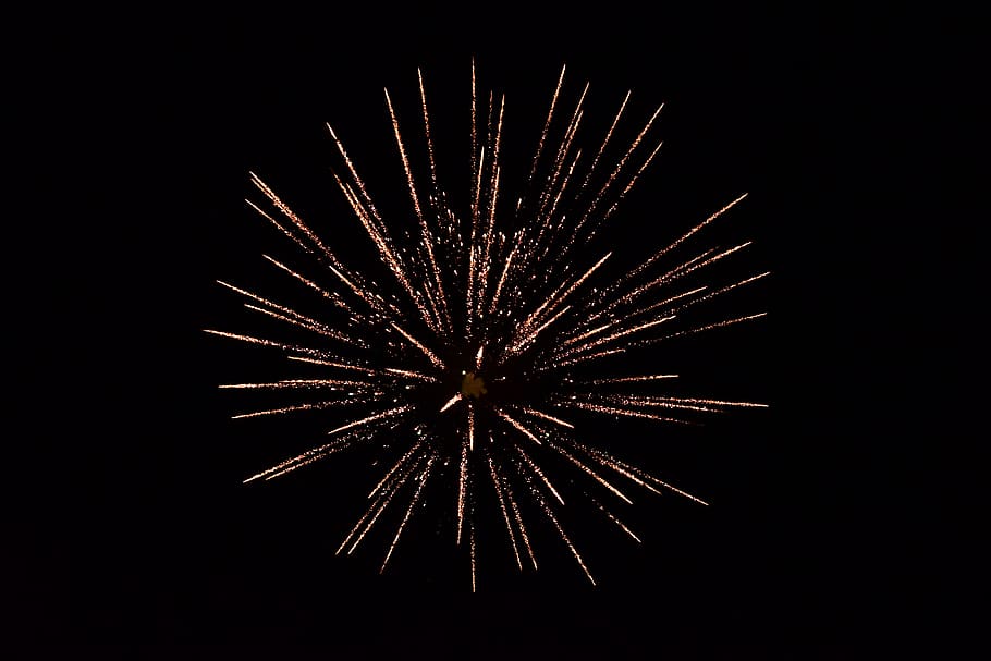 fireworks display during nighttime, outdoors, celebrate, sparkler HD wallpaper