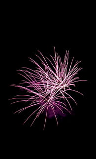 steel wool photography of purple fireworks, sky, dark, night HD wallpaper