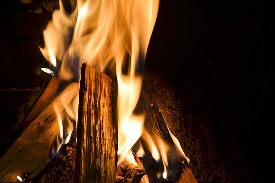 Burning Fire, various, flame, fire - natural phenomenon, heat - temperature HD wallpaper