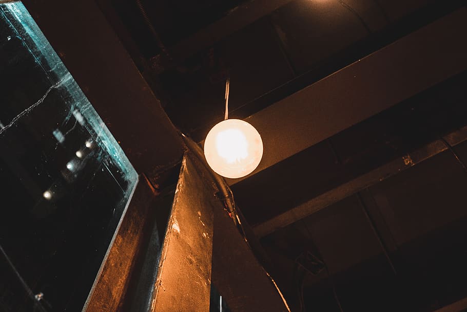 lighting, flare, light fixture, lamp, bulb, minimalist, clean HD wallpaper