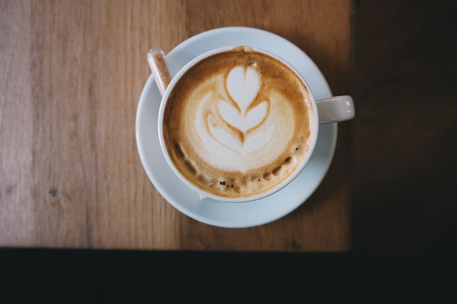 coffee, latte, art, espresso, steamed milk, coffee shop, caffelatte HD wallpaper