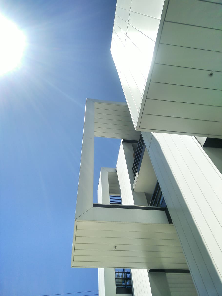 australia, melbourne, architecture, built structure, low angle view HD wallpaper