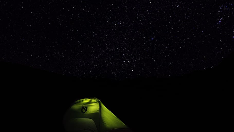 Hd Wallpaper Tent Moab Camping Mountain Tent Leisure Activities Night Sky Wallpaper Flare