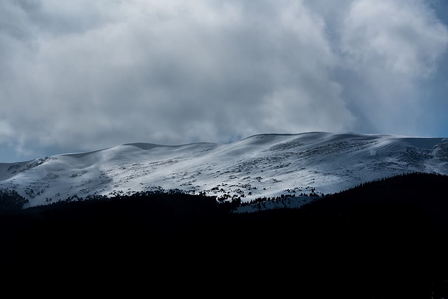 mountain, highland, cloud, sky, summit, ridge, landscape, nature HD wallpaper