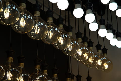 light, light bulb, energy, lamp, current, idea, electric, pear HD wallpaper