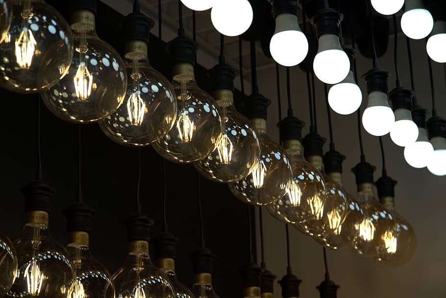 light, light bulb, energy, lamp, current, idea, electric, pear HD wallpaper