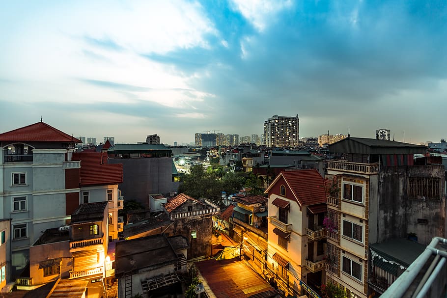 urbanization, building, sky, house, home, building exterior HD wallpaper