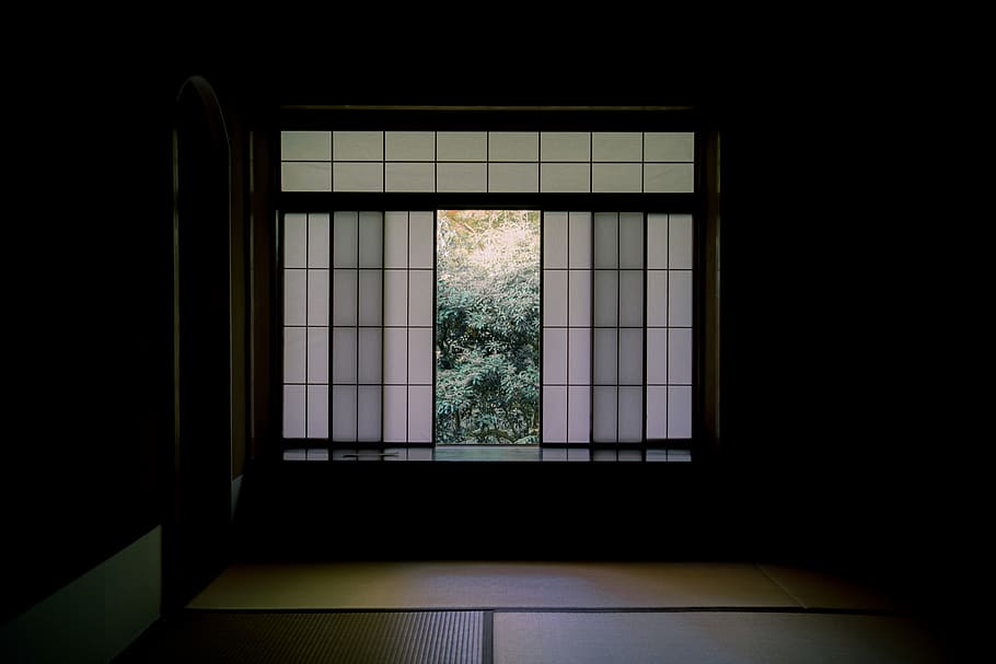 Opened Window, architecture, dark, empty, indoors, room, sunlight HD wallpaper