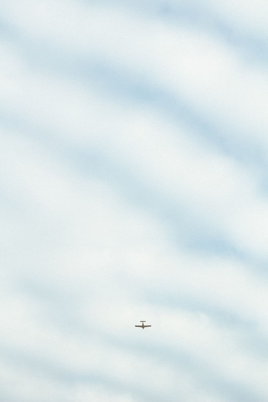 sky, clouds, airplane, mode of transportation, air vehicle HD wallpaper