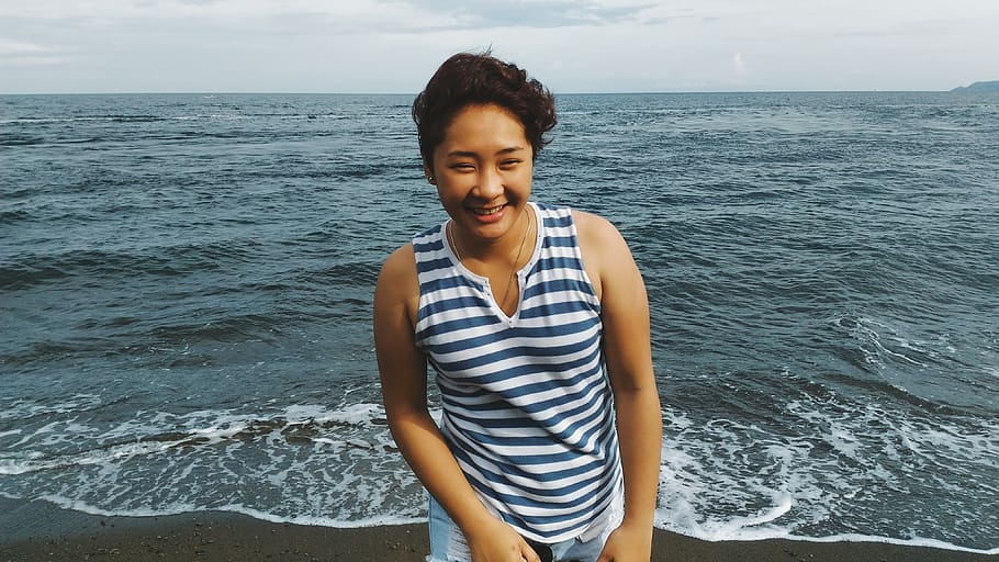 philippines, dauin, sea, water, smiling, real people, leisure activity HD wallpaper