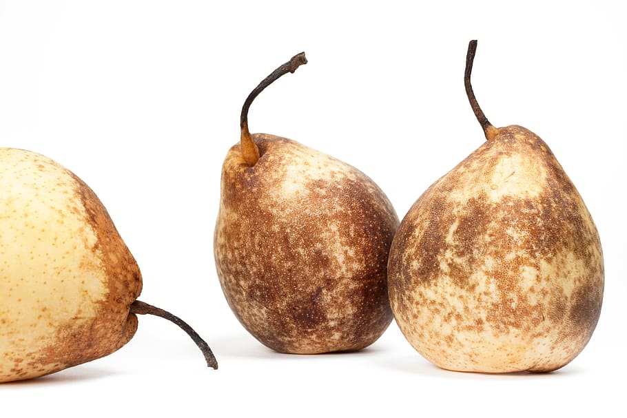 pear, pears, fruit, white, food, nobody, studio, healthy, fruity HD wallpaper