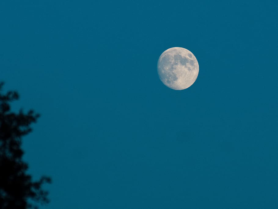 moon at night, outdoors, full moon, outer space, universe, astronomy HD wallpaper