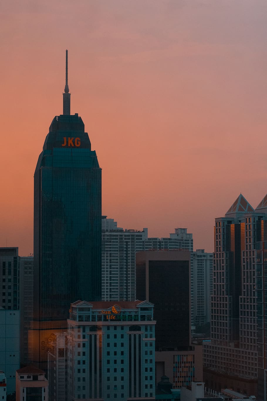 JKG building, office building, spire, architecture, tower, steeple HD wallpaper