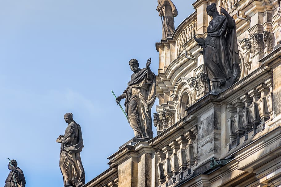 dresden, lanterns, architecture, old, lighting, building, street lamp HD wallpaper