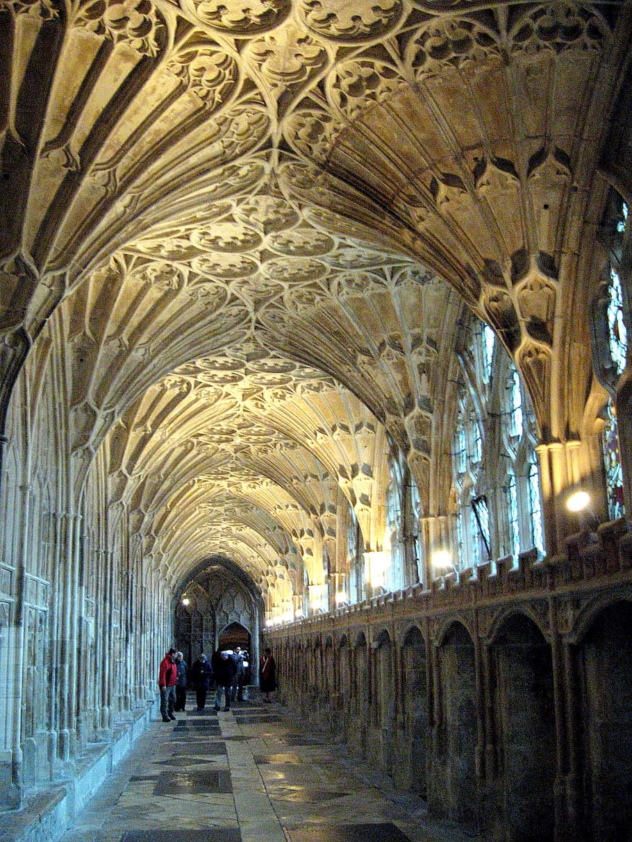 fan, vault, vaulting, construction, architecture, built structure HD wallpaper