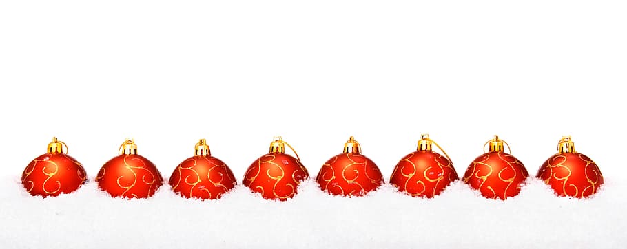 row, background, ball, bauble, balls, baubles, christmas, red HD wallpaper