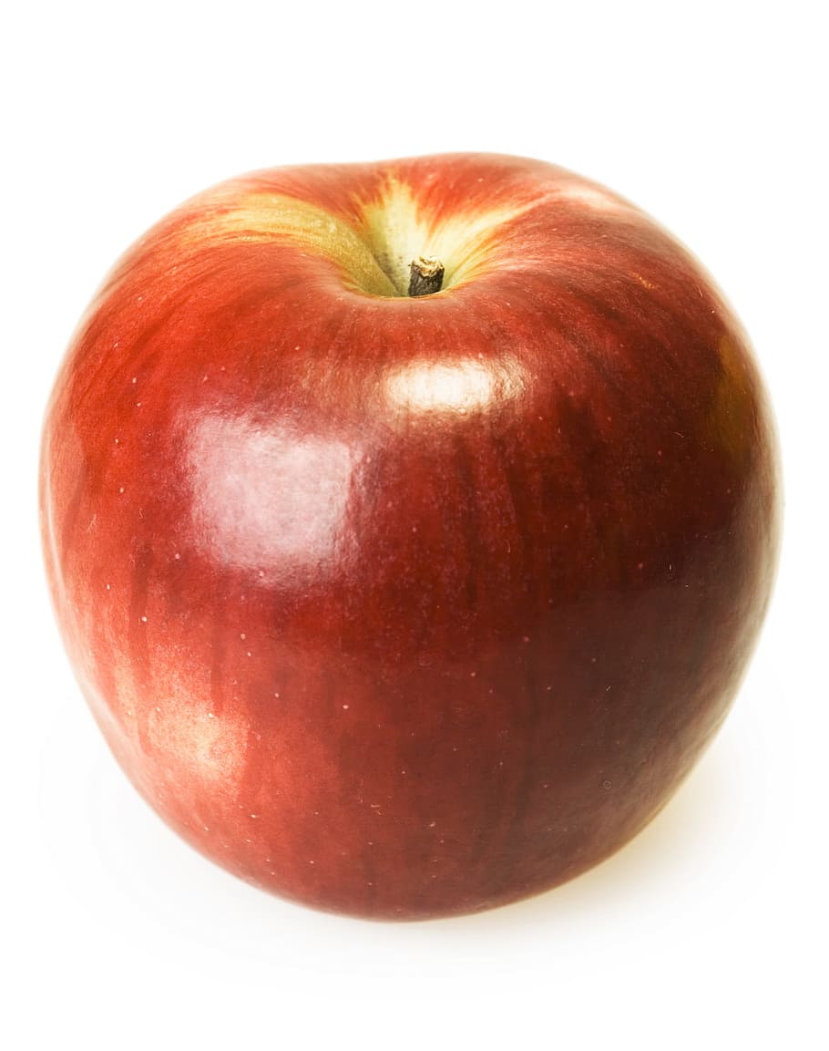red, apple, fresh, freshness, bright, market, isolated, vegetarian HD wallpaper