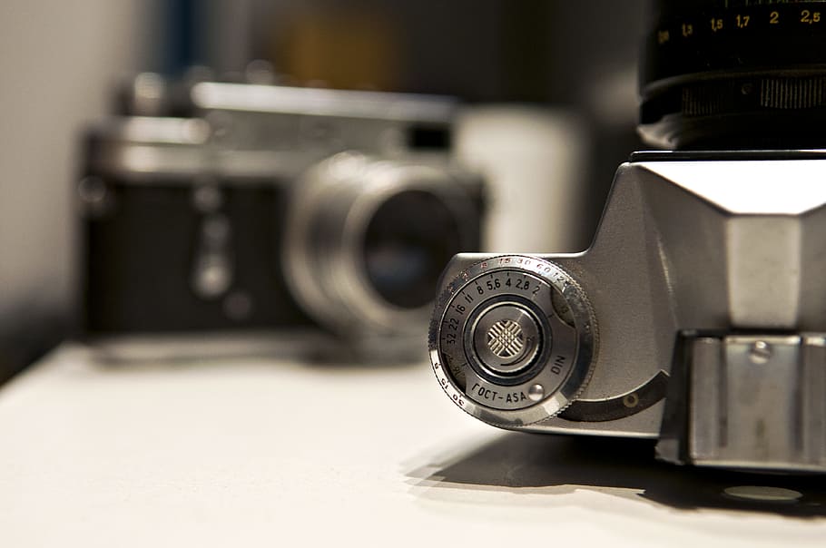 camera, photography, objects, slr, lens, close-up, camera - photographic equipment HD wallpaper