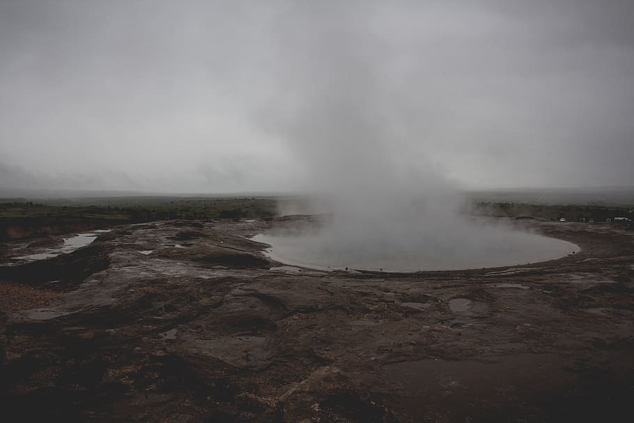 iceland, geysir, geology, beauty in nature, power in nature, HD wallpaper