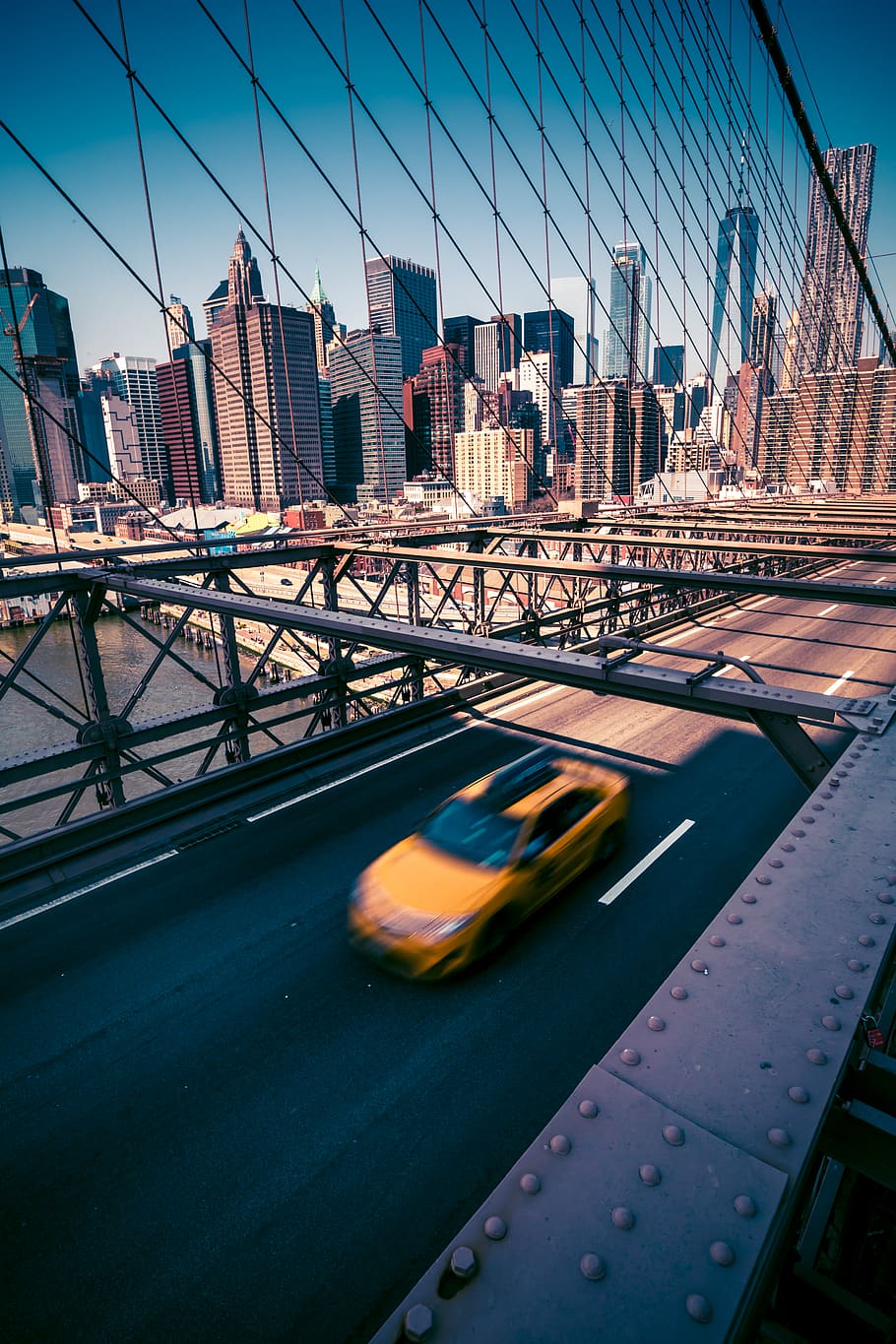 car on bridge, architecture, transportation, built structure HD wallpaper