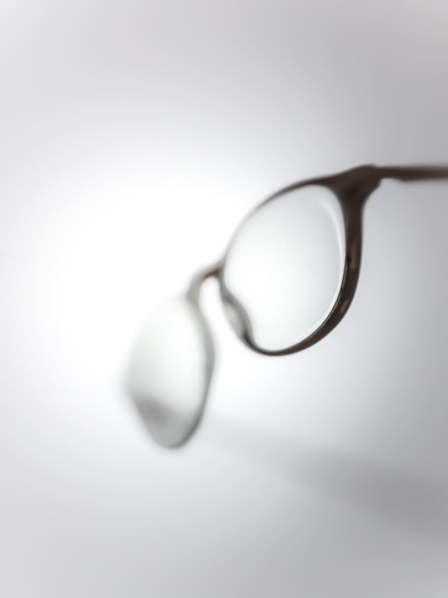 black framed reading glasses, indoors, studio shot, no people HD wallpaper