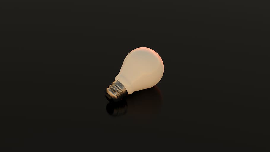 incandescent, light, bulb, lamp, electricity, energy, power, HD wallpaper