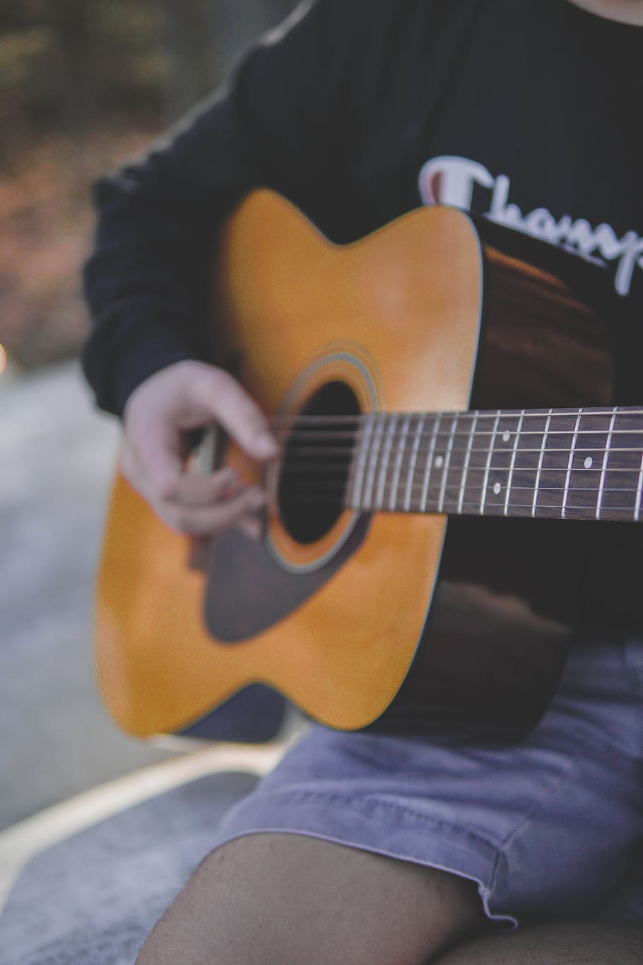 person playing guitar, musical instrument, string instrument HD wallpaper