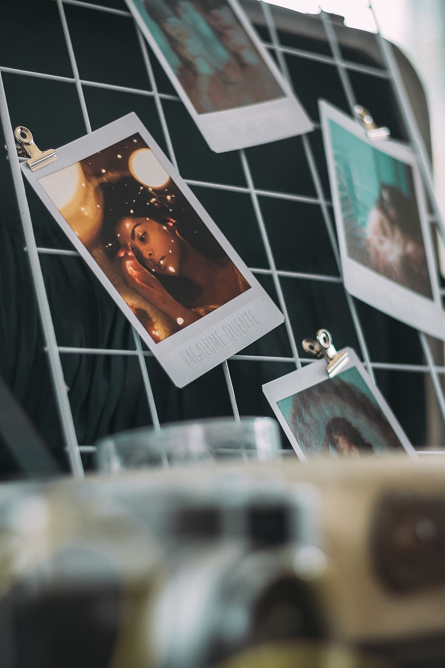Photo Collection, blur, camera, close-up, focus, hanging, indoors HD wallpaper