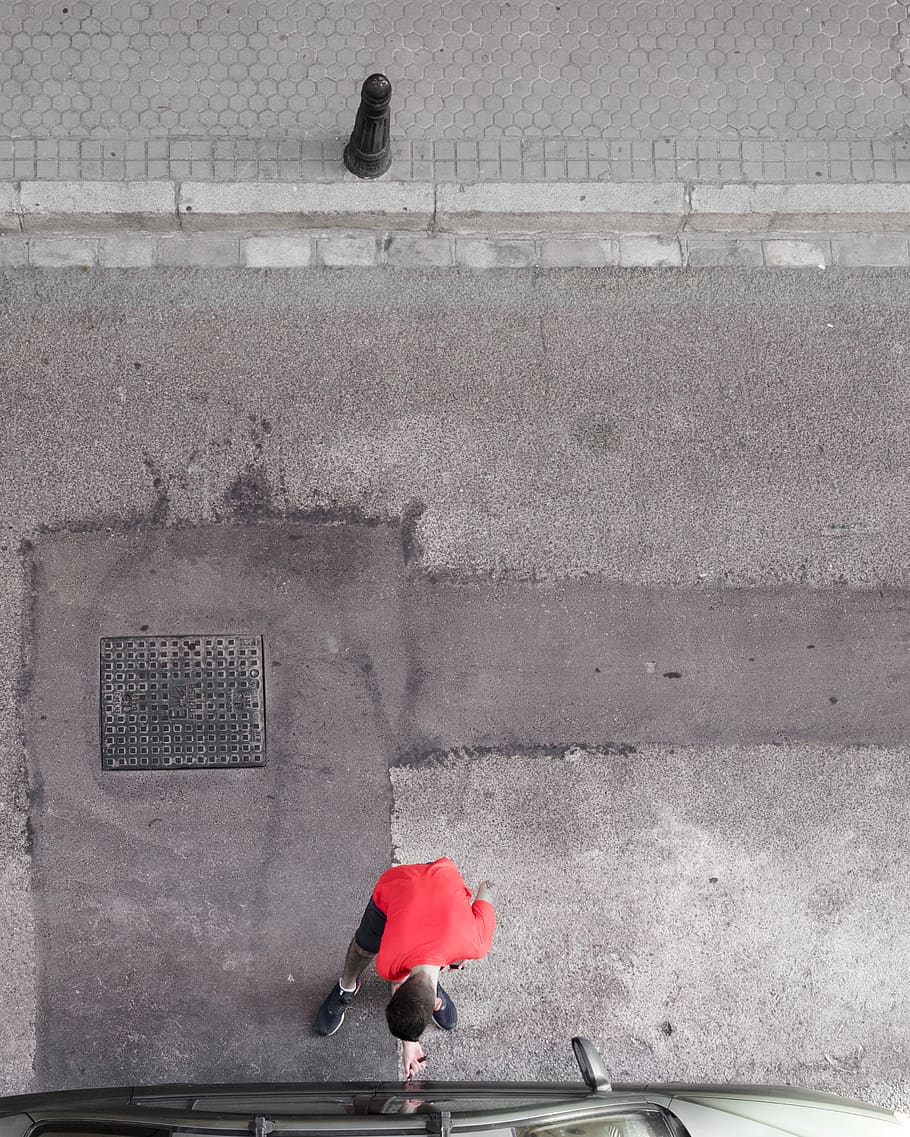 spain, seville, city, day, architecture, walking, street, umbrella HD wallpaper