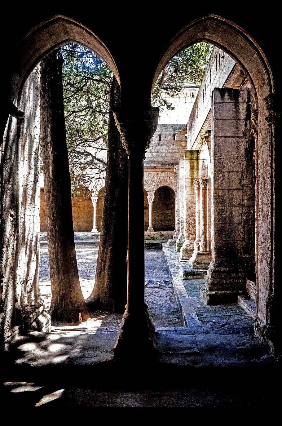 empty arch, architecture, the past, history, built structure HD wallpaper