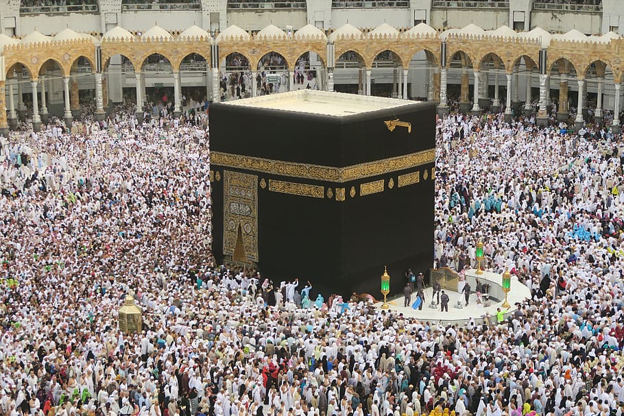 kaaba, harem, mecca, tawaf, religion, the pilgrim's guide, worship, HD wallpaper