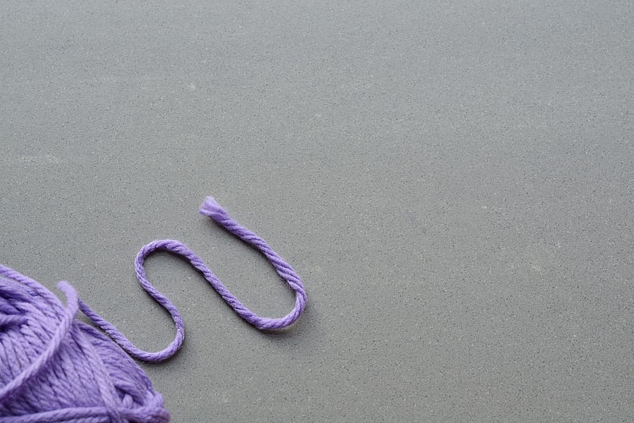 wool, thread, soft, coat, yarn, knitting, weave, purple, copy space HD wallpaper