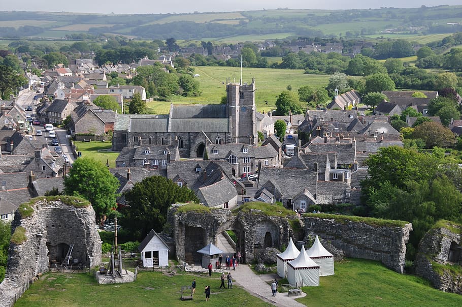 dorset, architecture, built structure, building exterior, history HD wallpaper