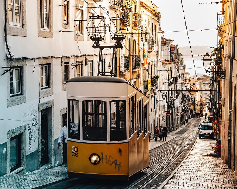 service, tram, train, construction, architecture, urban, city HD wallpaper