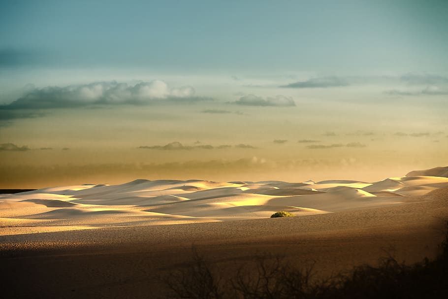 sunset, dawn, nature, sky, horizontal, panorama, dusk, schönwetter HD wallpaper