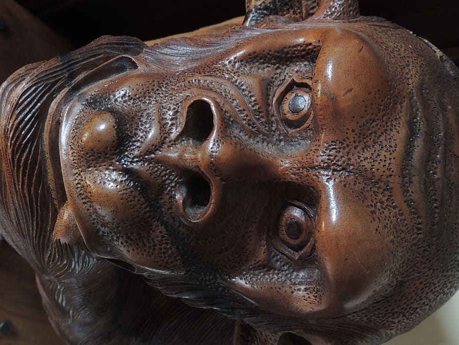 united kingdom, ramsbottom, carving, monkey, close-up, animal HD wallpaper