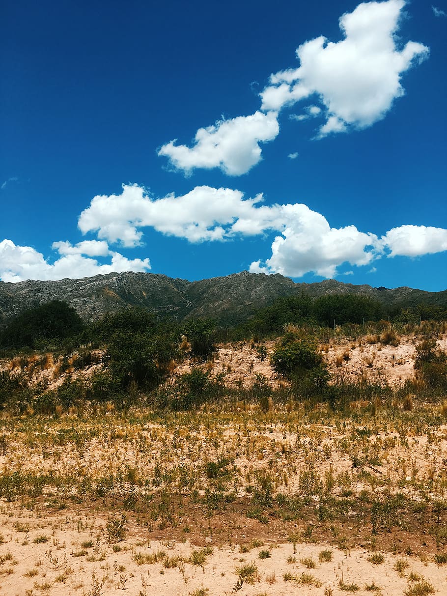 nature, outdoors, weather, cloud, sky, cumulus, azure sky, mountain, HD wallpaper