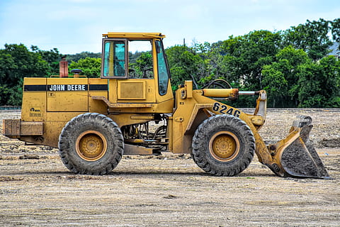 loader, heavy equipment, construction, bulldozer, machinery HD wallpaper