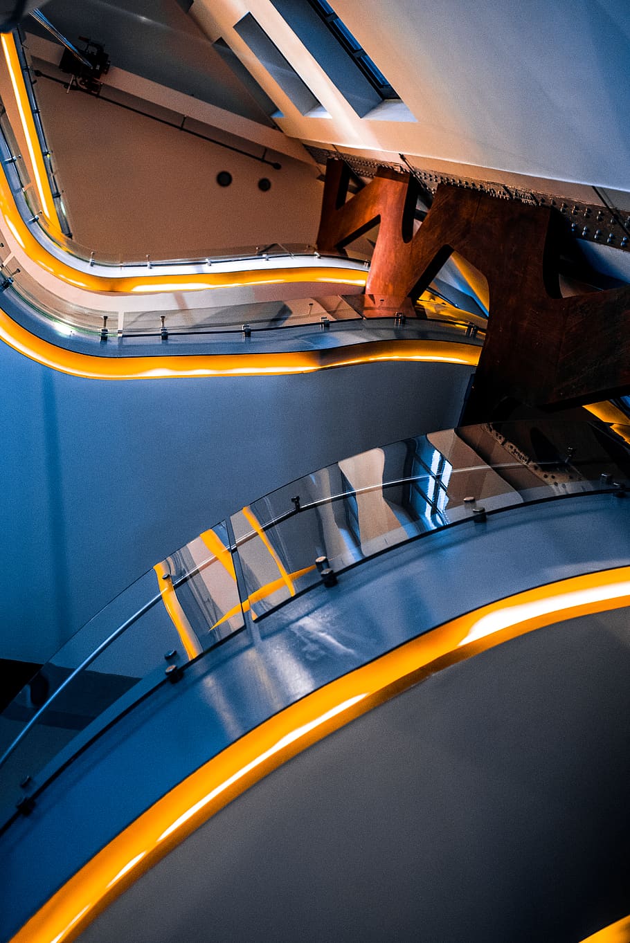 Low-angle Photography of Building Interior, design, futuristic HD wallpaper