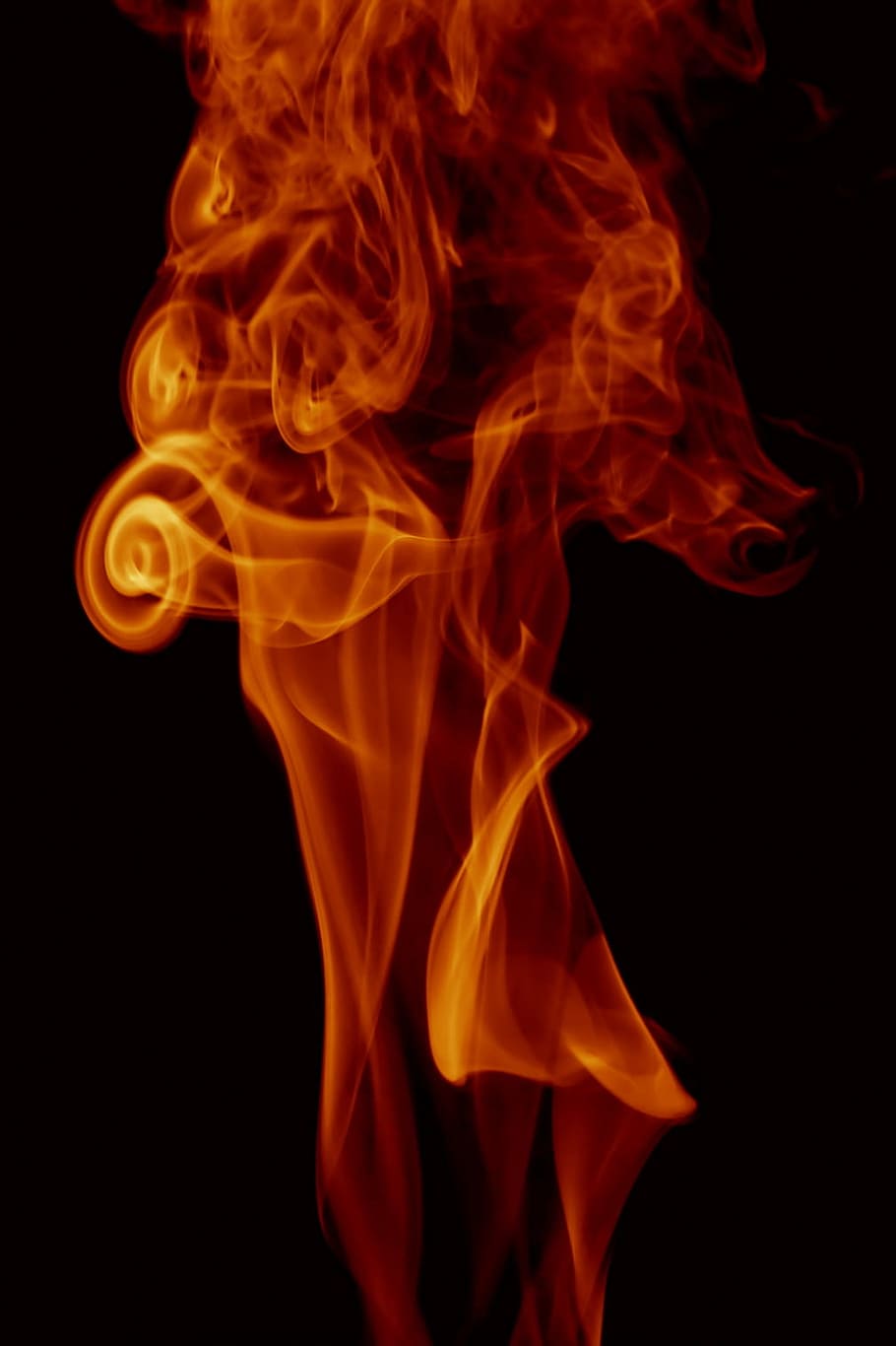 background, smoke, isolated, black, smooth, shape, abstract HD wallpaper