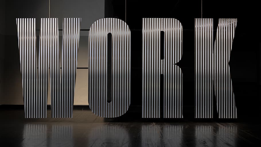 gray work freestanding letters, indoors, no people, pattern, striped HD wallpaper