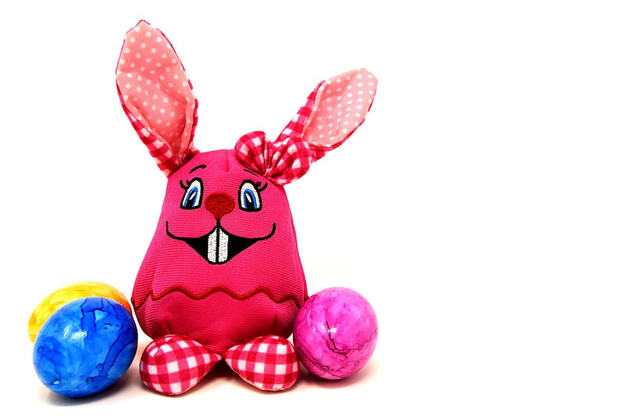 easter, easter bunny, colorful, hare, spring, easter decoration HD wallpaper