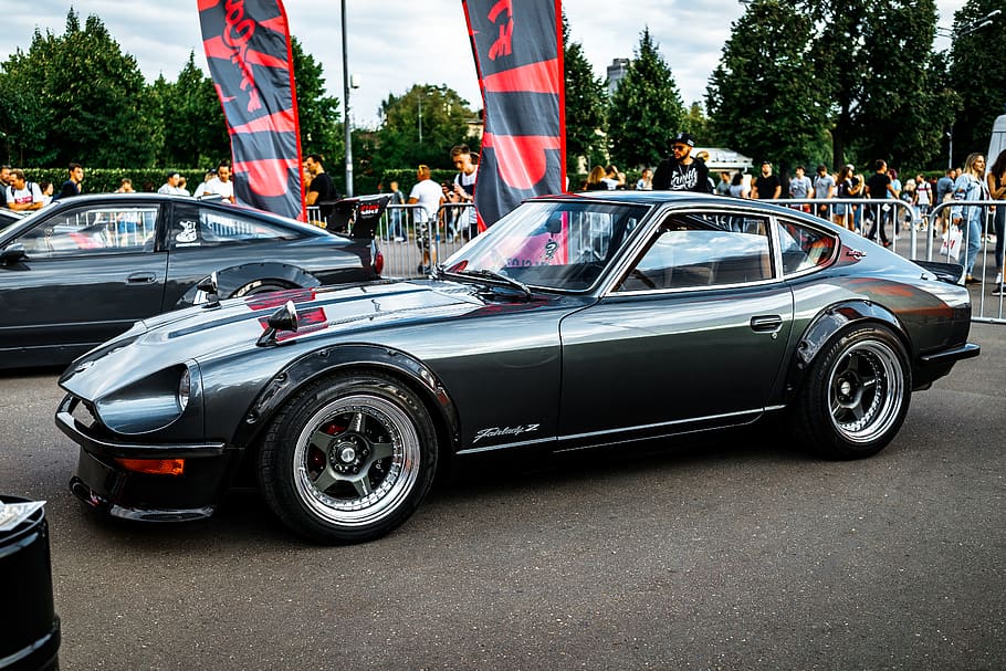 black coupe, mode of transportation, car, motor vehicle, land vehicle HD wallpaper