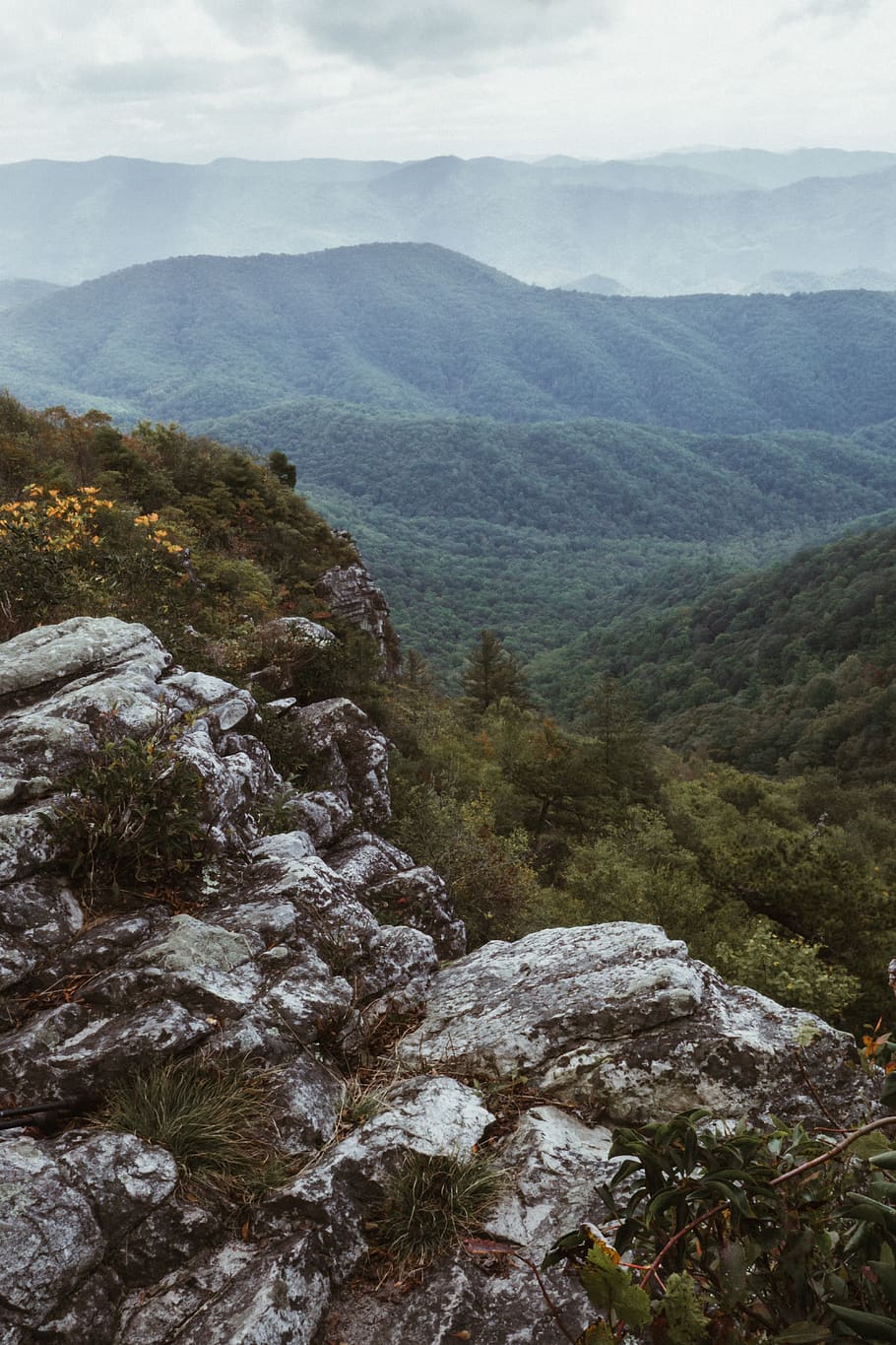 HD wallpaper: appalachian trail, cliff, nature, mountains, bluff, rocks,  vista | Wallpaper Flare