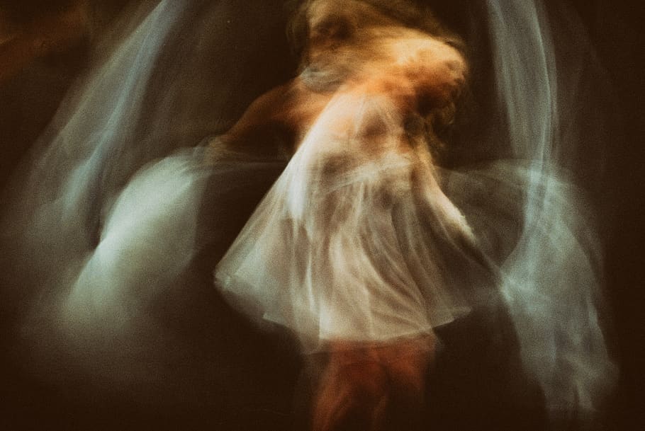 one person, blurred motion, adult, women, dancing, indoors HD wallpaper