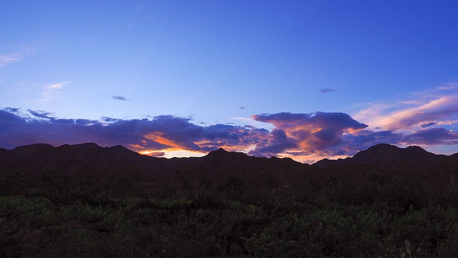 sky, mountain, scenics - nature, beauty in nature, landscape HD wallpaper