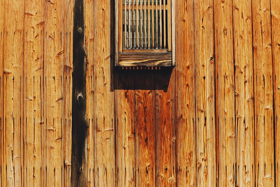 brown wooden window frame, kyoto, japan, texture, wall, wood - material HD wallpaper